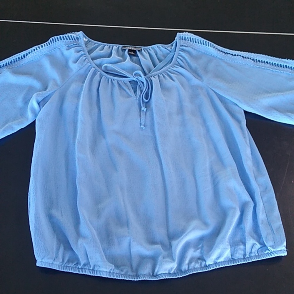 ALYX Light Blue Airy Shoulder Layered with Tank Top Size M